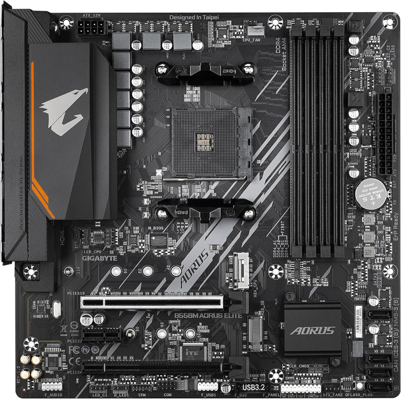 GIGABYTE B550M AORUS Elite mATX Motherboard for AMD AM4 CPUs