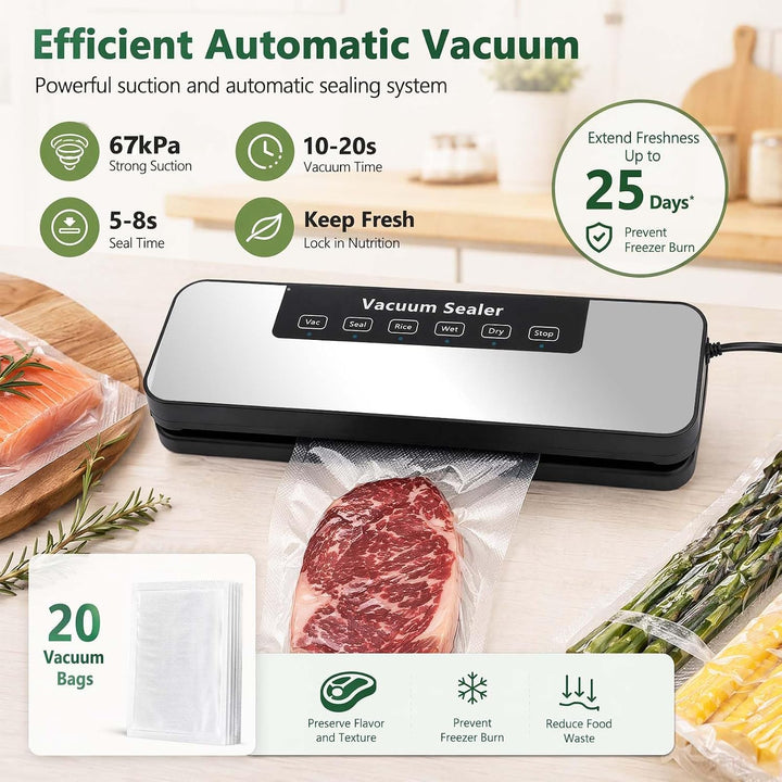 Vakuumiergerät, Vacuum Sealer, Vakumierergerät für Lebensmittel, Vakuumierer für Lebensmittel, Vakuu