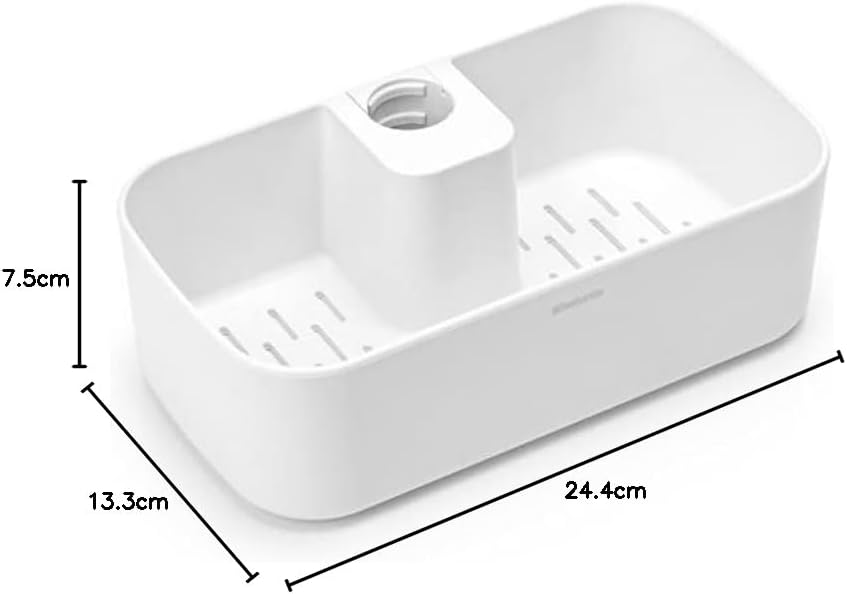 Brabantia Renew Collection Duschablage, White, White