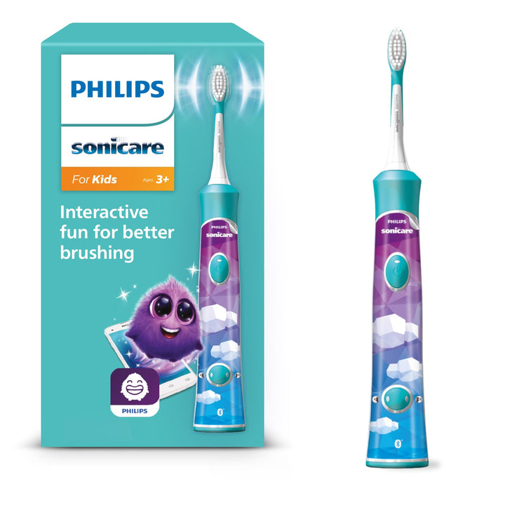 Philips Sonicare for Kids elektrische Zahnbürste - Schallzahnbürste mit Timer, App-Unterstüzung und