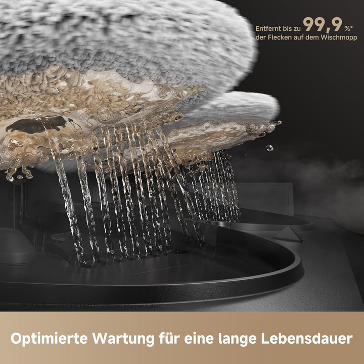 Mova V50 Ultra Complete Saugroboter mit Wischfunktion 24.000 Pa, 6cm Hindernisüberwindung, Liftable