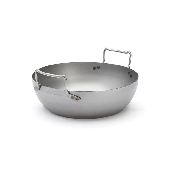 De Buyer - 5050.36 - Fritiertopf gewölbt, ohne korb - 36cm, Blau 36 centimeters, 36 centimeters