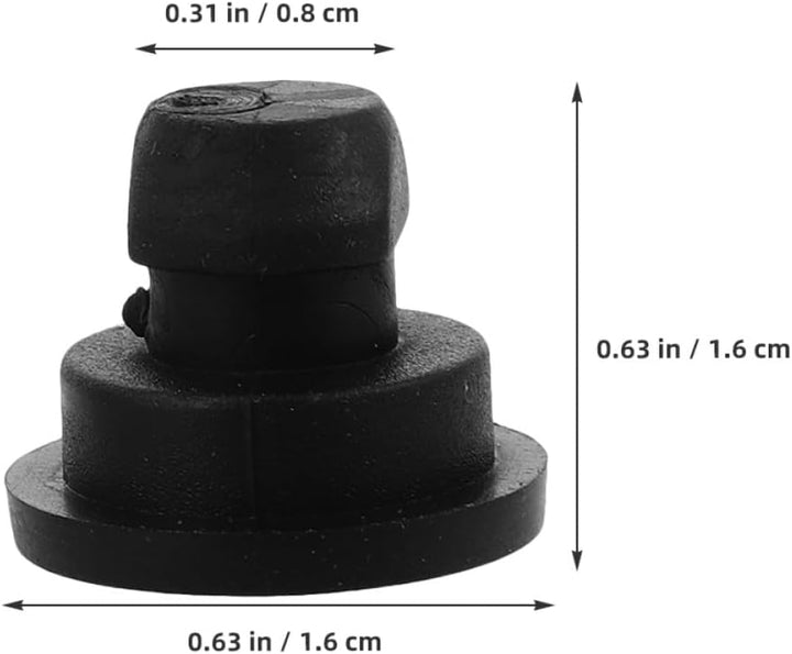 TOYANDONA 24 Gummifüsse für Slow Cooker rutschfeste Hitzebeständige Ersatzfüsse aus Strapazierfähige