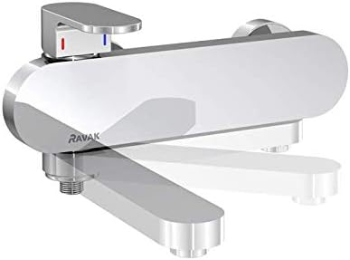 Badarmatur | Einhand-Wannenbatterie Chrome | Badewannenarmatur | Einzigartige Lösung | CR 022.00/150