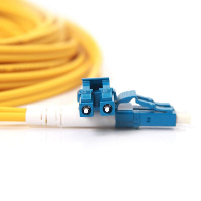 10Gtek LC zu LC OS2 Singlemode Duplex 50-Meter, LWL Glasfaser Patchkabel Fibre Optic Patch Cable 9/1