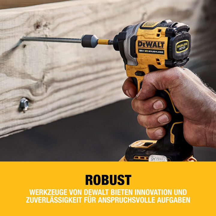 Dewalt 18V XR Akku-Schlagschrauber DCF850N (¼“ Zoll Innensechskant-Aufnahme mit Selbstverriegelung,