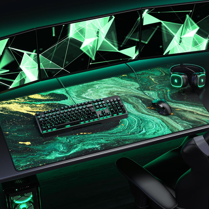Titanwolf - XXXL Übergrösse Mauspad 1200x600mm, Gaming Mousepad Gross 120x60 cm Tischunterlage Large