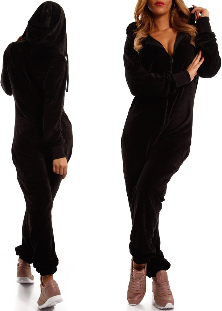 Damen Jumpsuit Teddy, XS