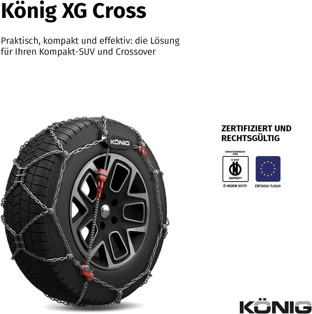 KÖNIG XG Cross 228 - Schneeketten, 228