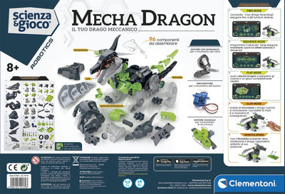 Clementoni Science & Play-Mecha Dragon Robot Wissenschaft Robotics Lern-und Interaktives Spiel, Mehr