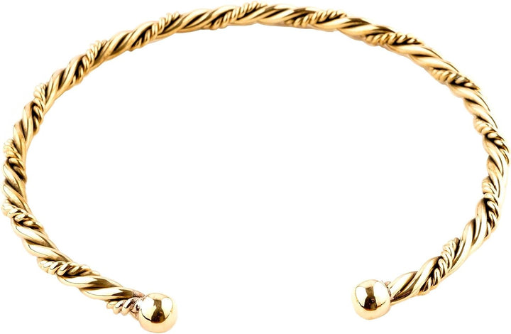 Windalf Wikinger Männer Torques ARTOK 15.5 cm Halsreif Handarbeit Hochwertige Bronze