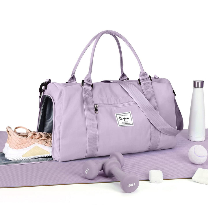 HYC00 Sport Duffel Bag Damen Handgepäck Sporttasche für Damen Herren mit Nassfach & Schuhfach, Reise