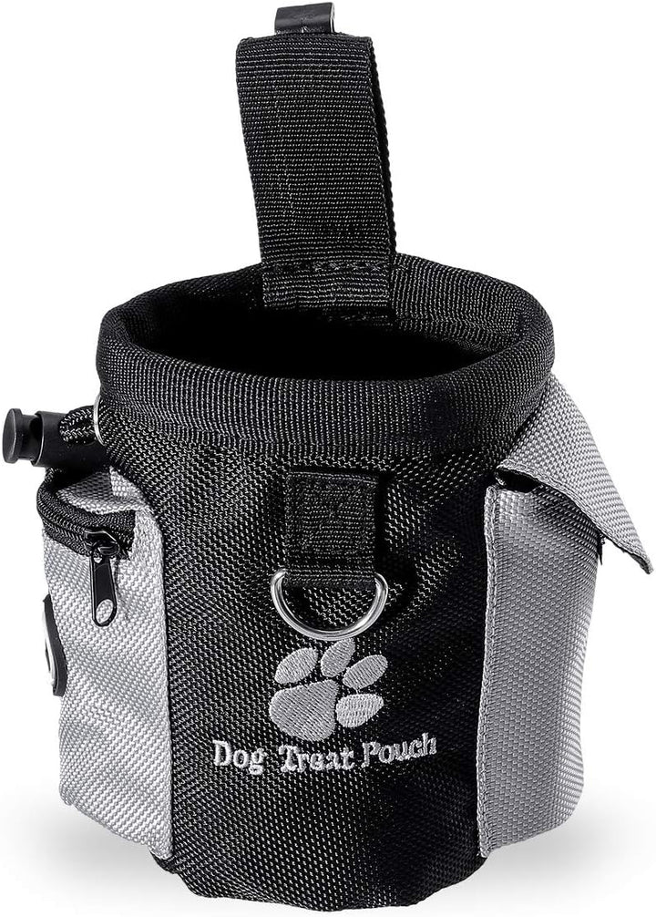 Futterbeutel für Hunde,Trainingsbeutel Hund,UEETEK Oxford Hände Frei Hund Treat Tasche mit Eingebaut