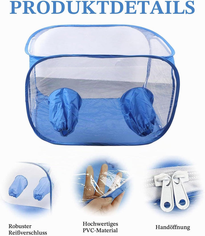 Pilzzuchtzelt, 90 * 60 * 60 cm Pilz Zucht Zelt Glovebox Pilzzucht Pilze Züchten Set Kompakte Pilzzuc
