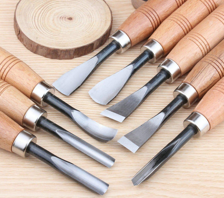 Holz Skulptur Carving Meissel Werkzeug-Set DIY Art Craft (8 PCS)