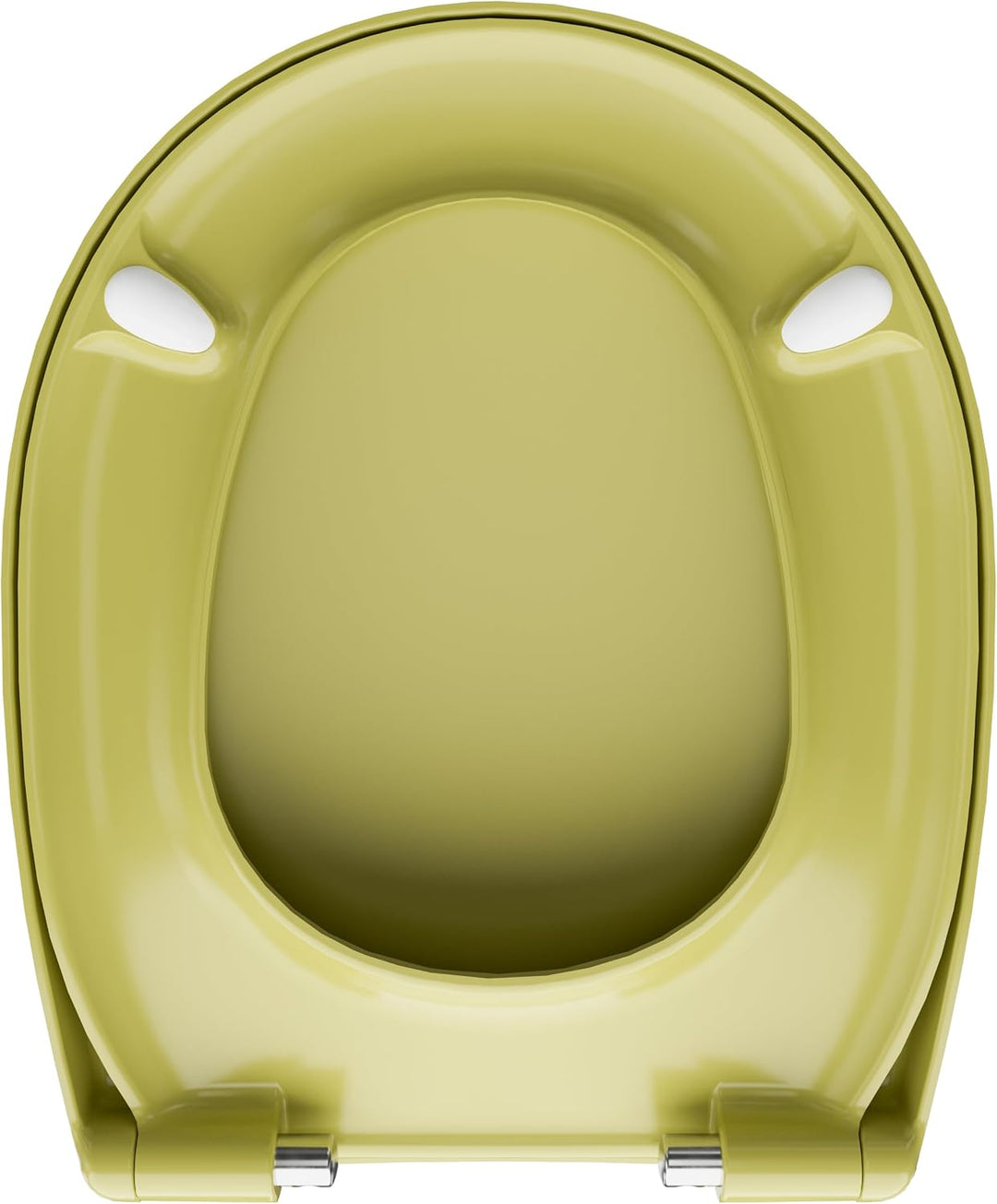 LUVETT® WC-Sitz mit Absenkautomatik C100 oval universell, Toilettendeckel mit 3 Edelstahl Montagelös
