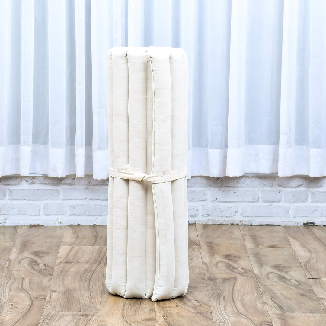 Leewadee Meditationskissen Set Sitzkissen Rund Zafu Yoga Kissen Zabuton Yogakissen Meditationskissen