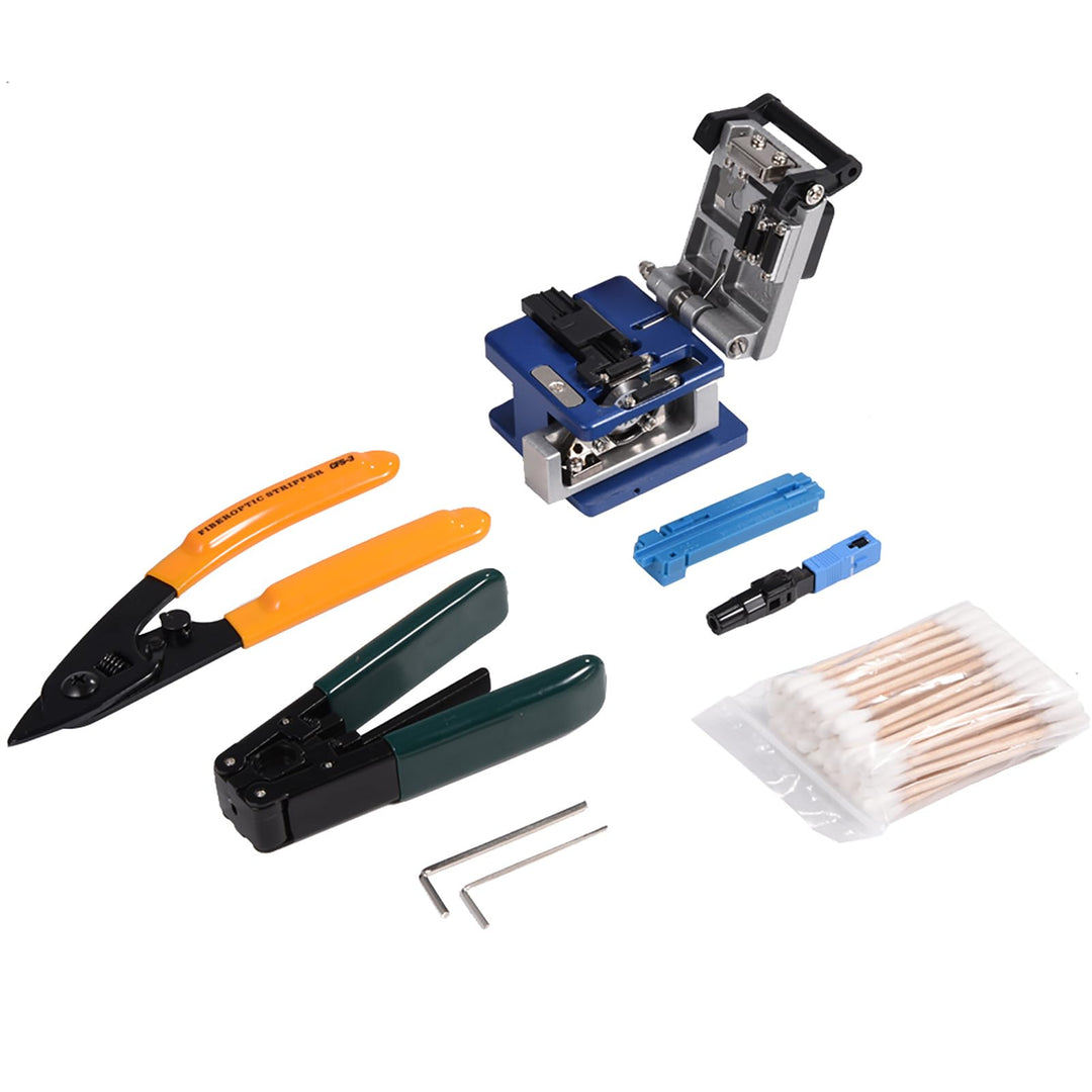 FTTH Splicing Splice LWL Abisolierwerkzeug Kit mit Fibre Cleaver LWL Abisolierwerkzeug Fibre Coating
