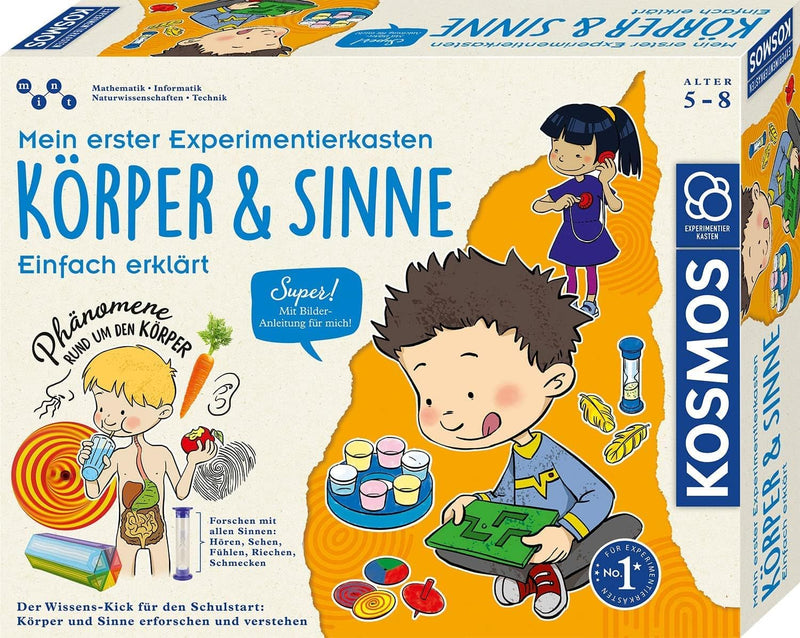 KOSMOS 602307 Mein erster Experimentierkasten – Körper & Sinne, Spielerische Experimente für alle Si