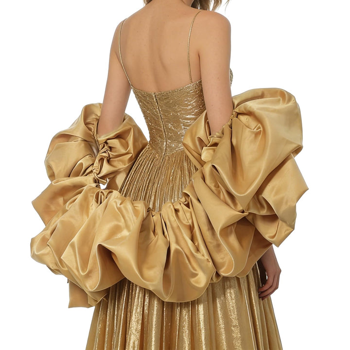 Satin-Umhang mit Puffärmeln, Brautschal, gerüschter Bolero, Wickeltuch für Braut, Hochzeitskleid, Ve