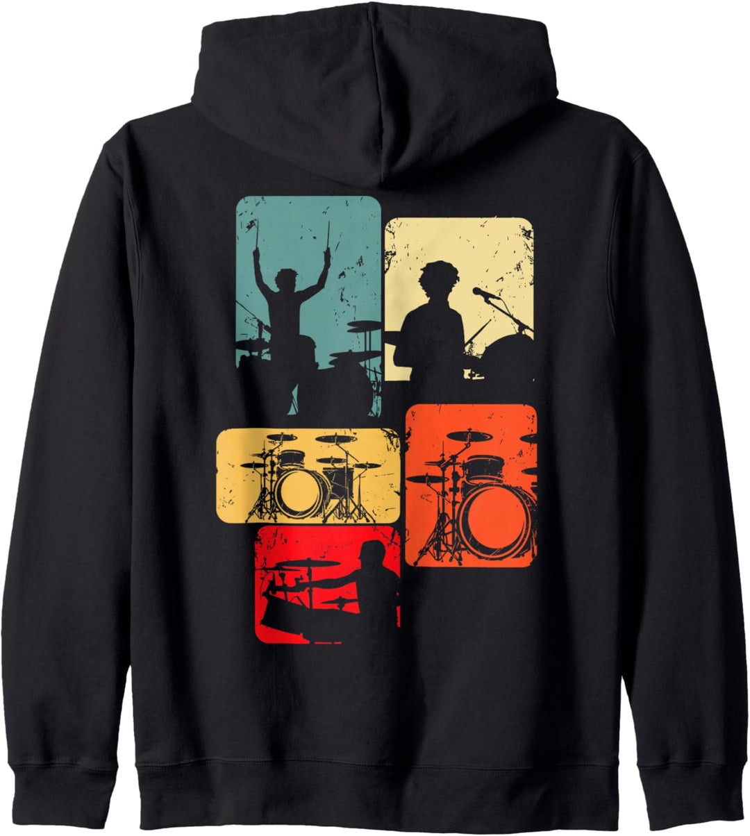 Schlagzeug Schlagzeuger Drummer Kinder Jungen Kapuzenjacke