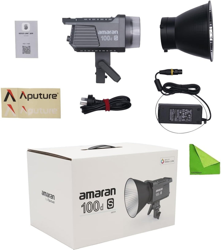 Aputure Amaran 100d S Bowens Mount LED-Videostudioleuchte 100W 5600K Tageslicht mit Bluetooth-App-St