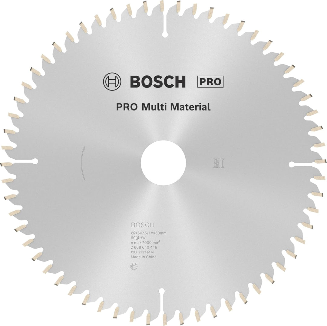 Bosch Accessories Bosch Professional 1x Kreissägeblatt Multi Material (für Multimaterial, Sägeblatt