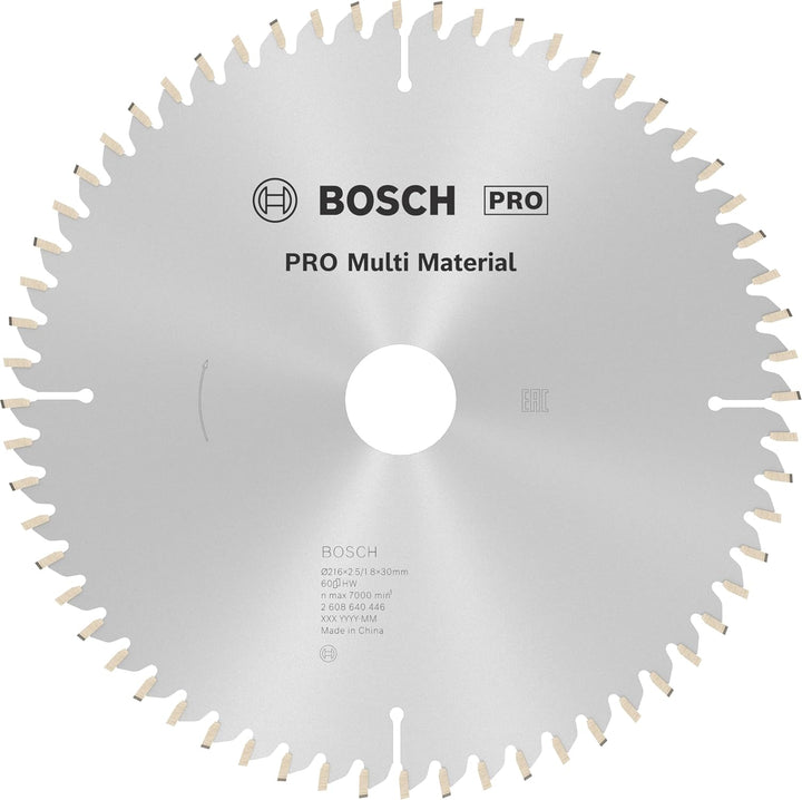 Bosch Accessories Bosch Professional 1x Kreissägeblatt Multi Material (für Multimaterial, Sägeblatt