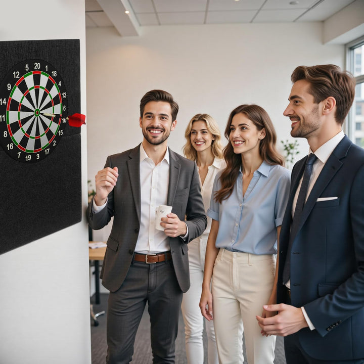 Dartboard-Wandbeschützer – 60cm x 60cm x 12mm Filzwandfliesen | Dartboard-Umfassung & Rückwand | Kor