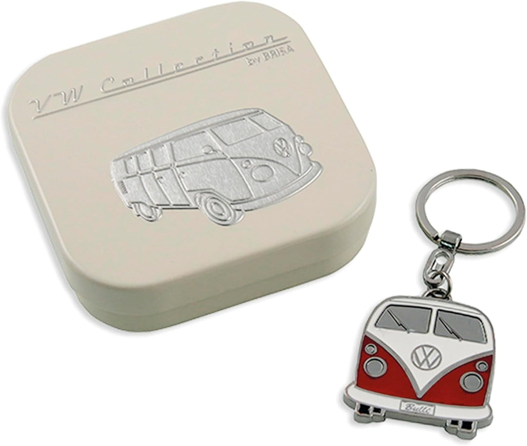 BRISA VW Collection - Volkswagen Emaillierter Metall Schlüssel-Anhänger-Ring Schlüsselbund-Accessoir
