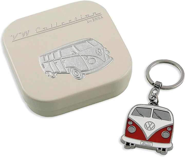 BRISA VW Collection - Volkswagen Emaillierter Metall Schlüssel-Anhänger-Ring Schlüsselbund-Accessoir