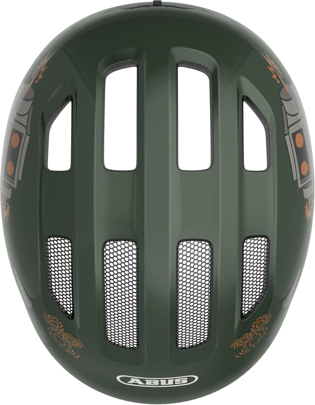 ABUS Kinderhelm Smiley 3.0 - Fahrradhelm mit tiefer Passform, kindergerechten Designs & Platz für ei