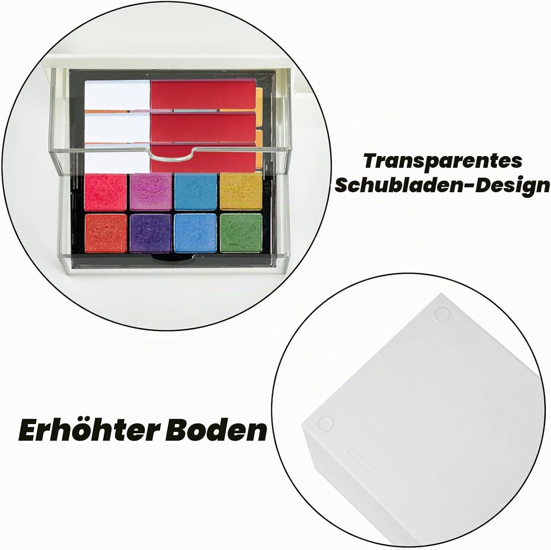 Make-up Organizer mit Schubladen Beauty Organizer Make-up Lagerung Kosmetische Schminktisch Organize