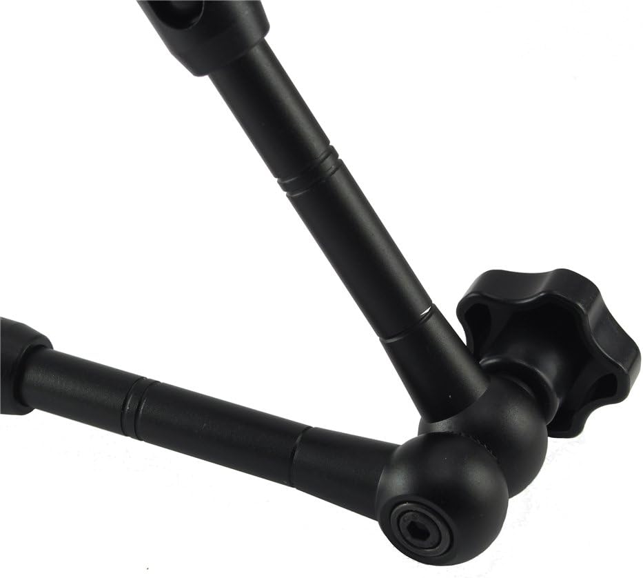 TONSHEN Einstellbar Magic Arm + Grosse Super Clamp 11 Zoll / 28 cm Crab Zangen Clip für DSLR Kamera