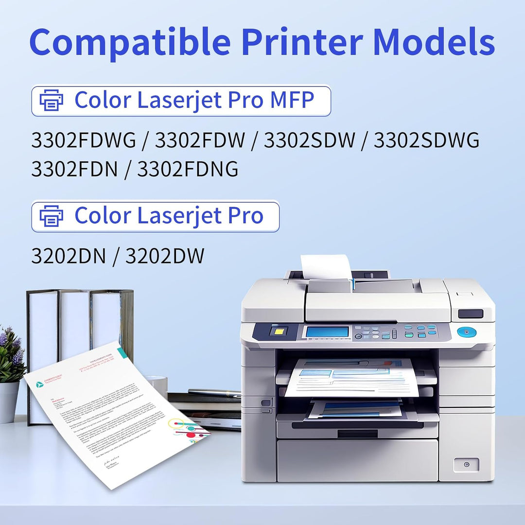 MYCARTRIDGE 219X Toner (MIT CHIP) Ersatz für HP 219X 219A für HP Color Laserjet Pro MFP 3302FDWG Ton