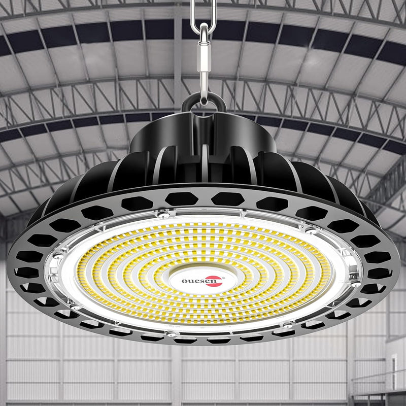 Öuesen Led Hallenstrahler 150W, Hallenbeleuchtung Led Strahler Werkstattleuchte 21000LM, UFO Werksta