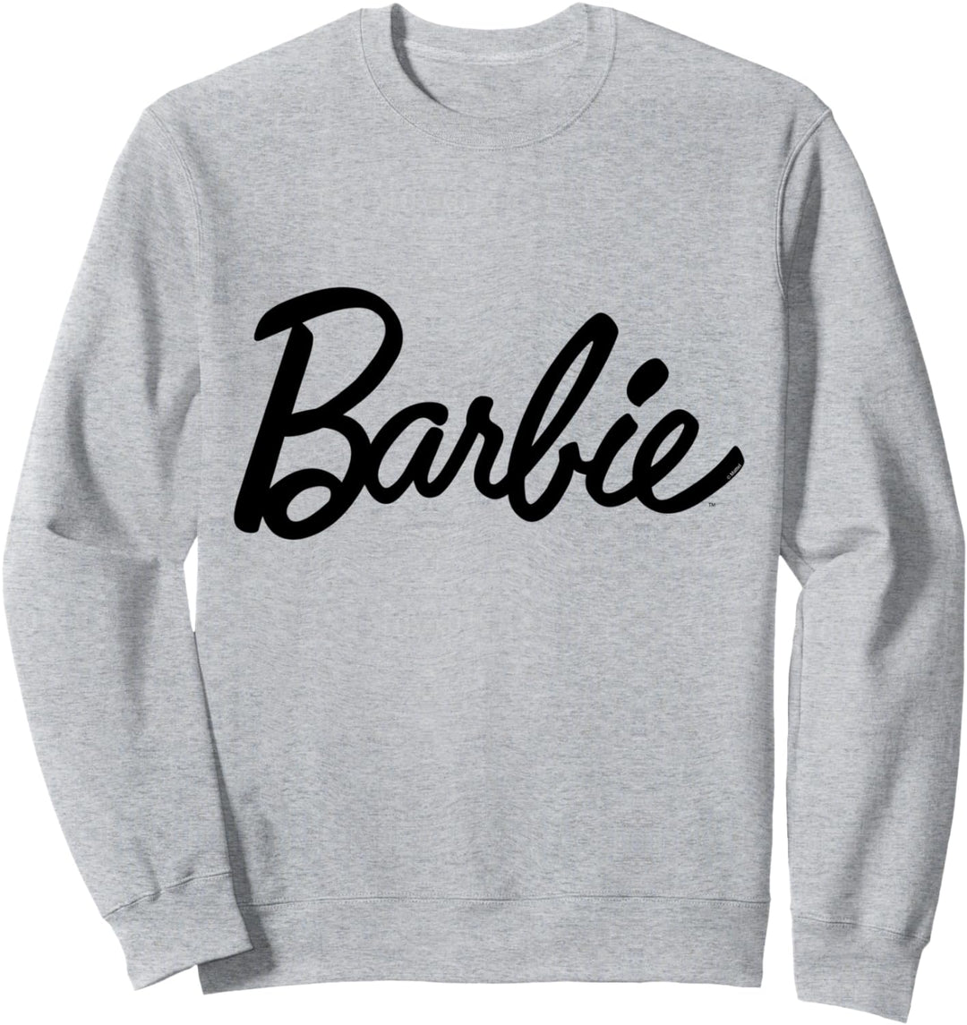 Barbie, Logo, Schwarz, Sweatshirt