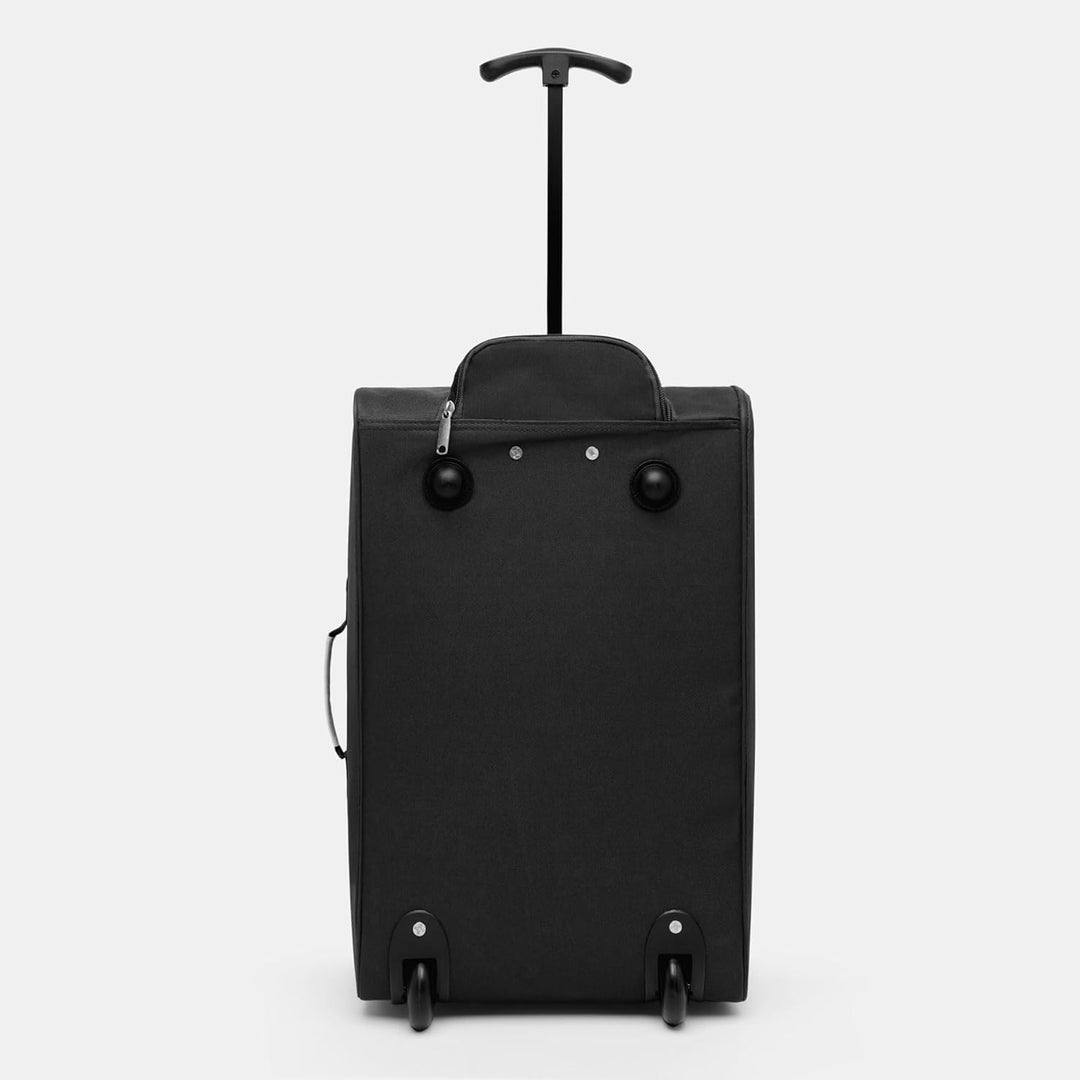 Bordcase Handgepäck schwarz mit 2 Skaterrollen und aus 600D Polyester Jetzt Schon geeignet für die N