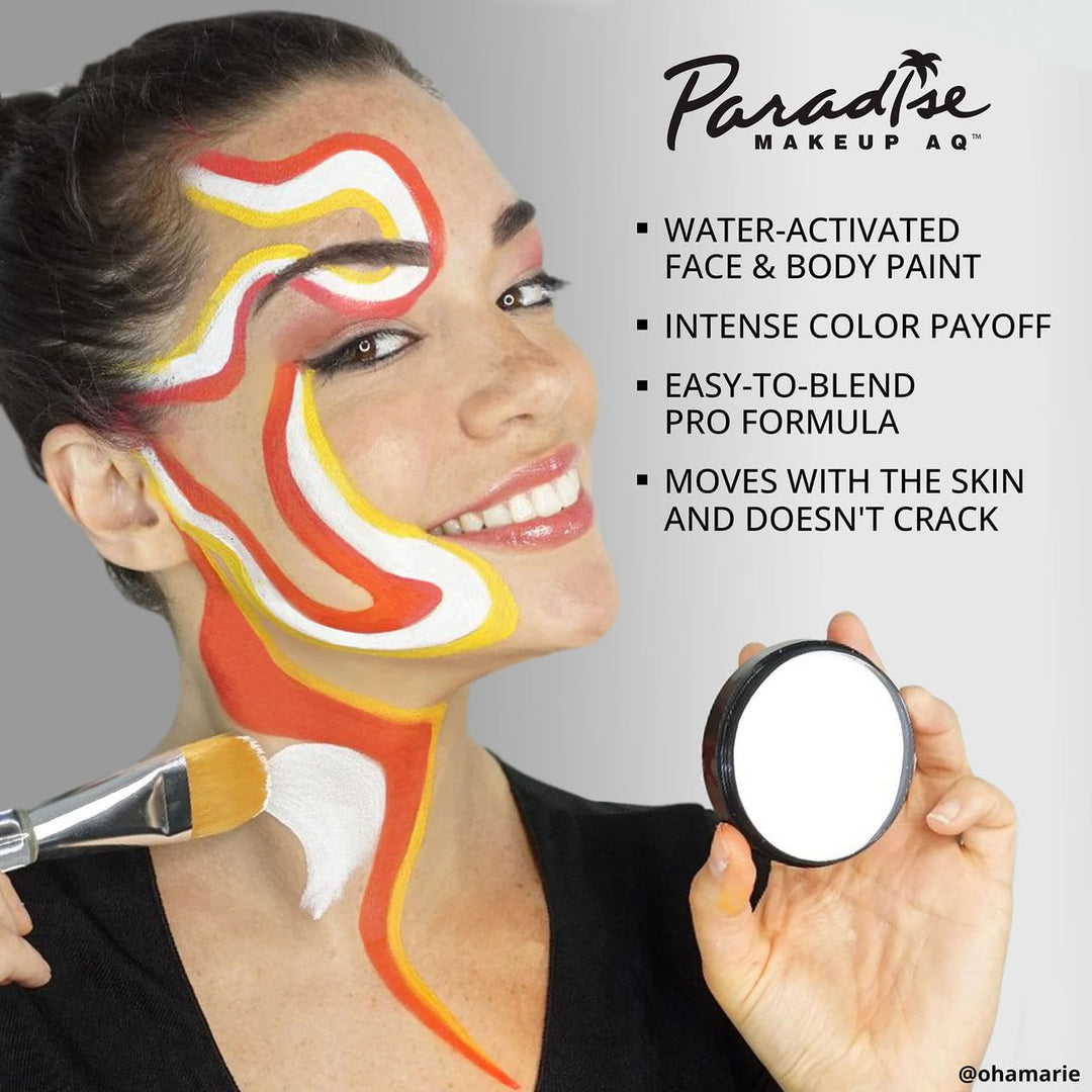 Mehron Paradise Make-up AQ 12 Color Pro Palette | Nachfüllbare Körper- und Gesichtsfarbenpalette | P
