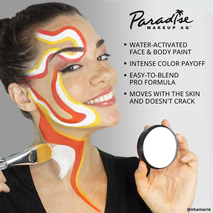 Mehron Paradise Make-up AQ 12 Color Pro Palette | Nachfüllbare Körper- und Gesichtsfarbenpalette | P