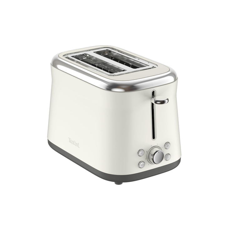 Tefal Collection Doppelschlitz-Toaster, extra hoher Hebel, 8 Bräunungsstufen, 4 Funktionen, breite S