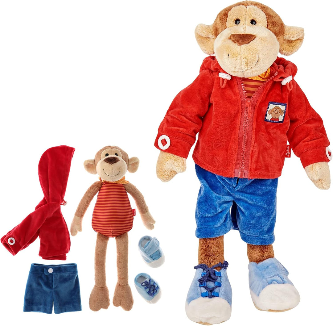 SIGIKID 40989 Lernaffe Soft PlayQ Mädchen und Jungen Lernspielzeug empfohlen ab 1 Jahr mehrfarbig, S