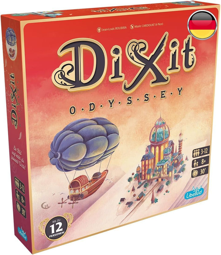 Asmodee, Dixit Odyssey (Auflage 2024), DE-Version, Grundspiel, EIN Bild SAGT mehr als tausend Worte,