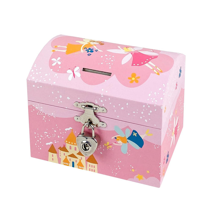 Trousselier S 83504 - Truhe Spardose/Spieluhr "Princess rosa" (Spieldose, Musikdose, Spieluhren) als