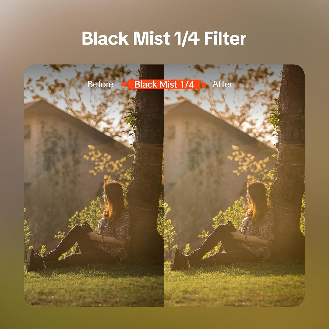 PGYTECH Black Mist 1/4 Filter für DJI Osmo Pocket 3/Pocket 4 /Xtra Muse, Magnetischer Linsenfilter f
