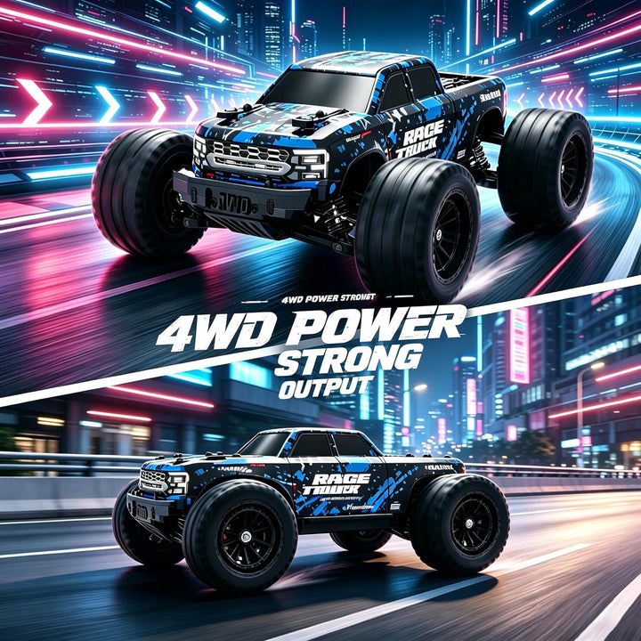HAIBOXING Ferngesteuertes Auto 18859E, 2.4 GHz 36km/h All Terrain 4WD RC Auto, RTR 1:18 Off Road Mon