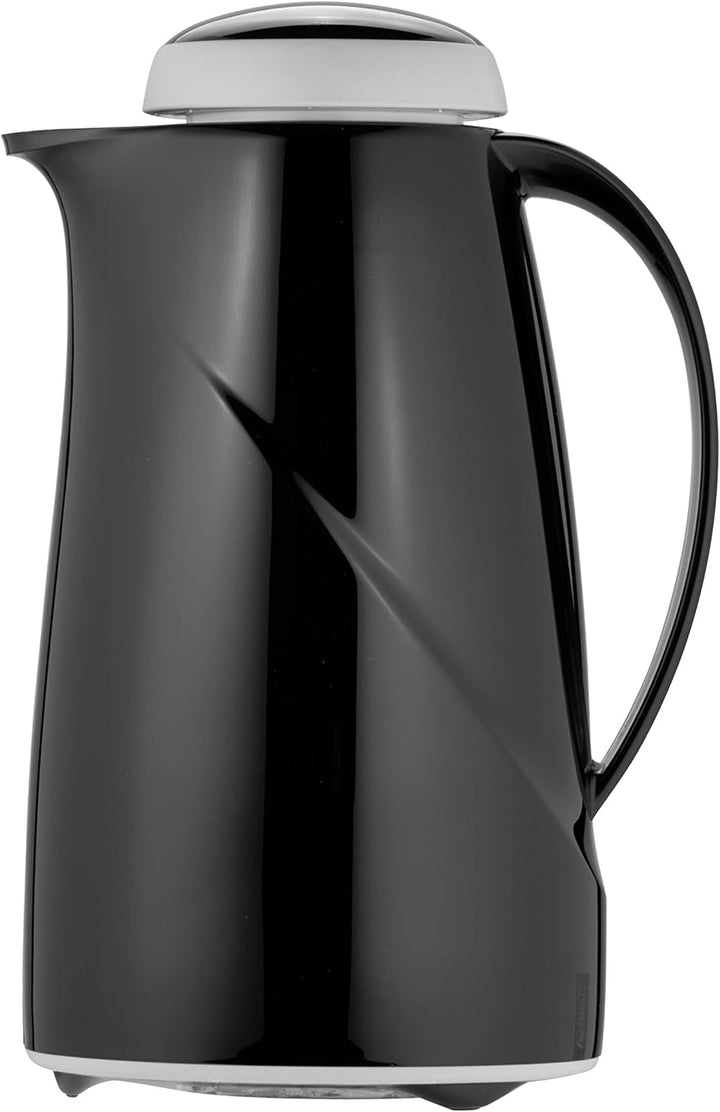 Helios Wave S+ Kunststoff-Isolierkanne, schwarz, 1 Liter 1,0 Liter Schwarz, 1,0 Liter Schwarz