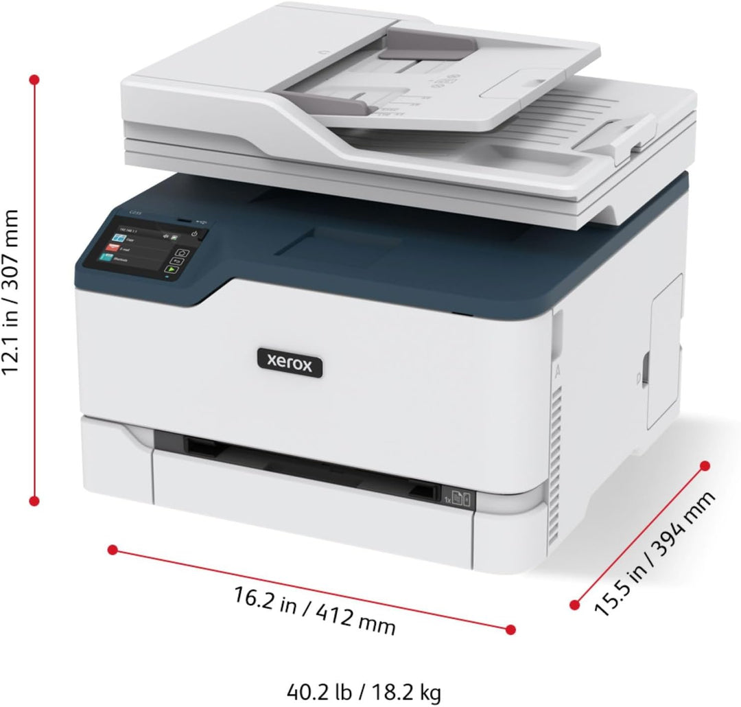 XEROX C235 Color Multifunction Printer,grau/schwarz