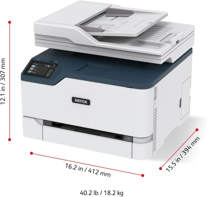 XEROX C235 Color Multifunction Printer,grau/schwarz