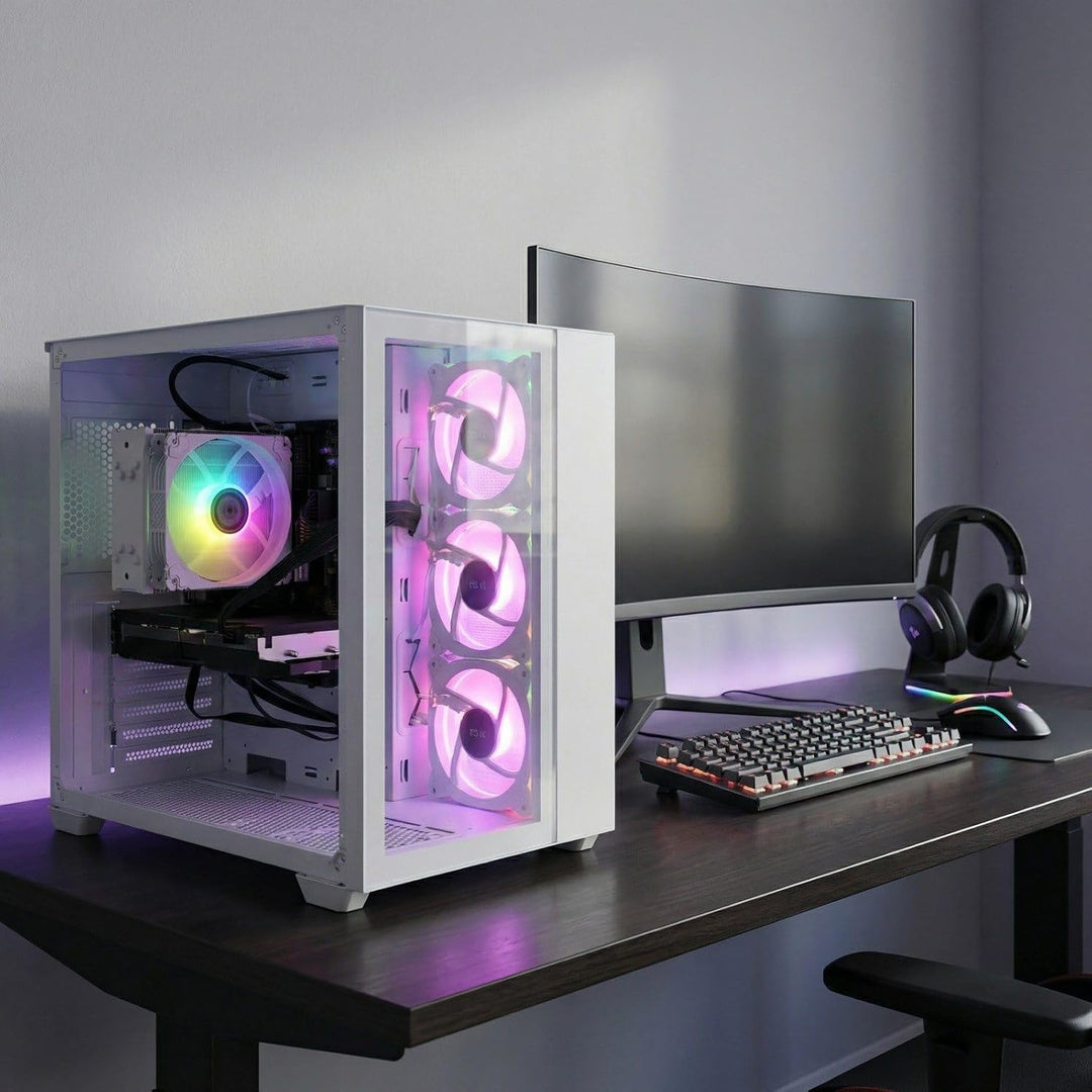 STGsivir Gaming PC, GeForce RTX 3060 12GB GDDR6,Core i7 bis zu 3.9Ghz,16GB DDR,1TB SSD,WLAN 6,BT 5.0